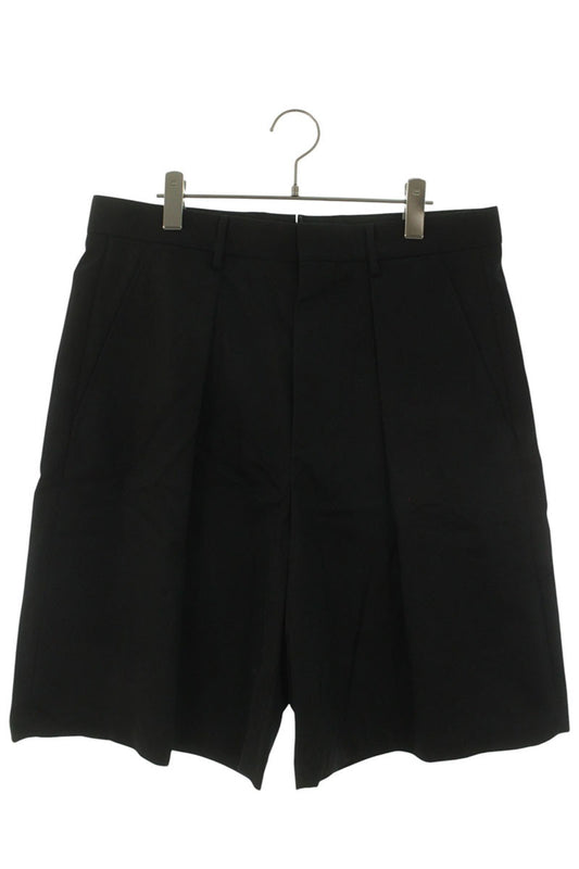 ANN DEMEULEMEESTER 26SS Black Pleated Wide Shorts Size 34