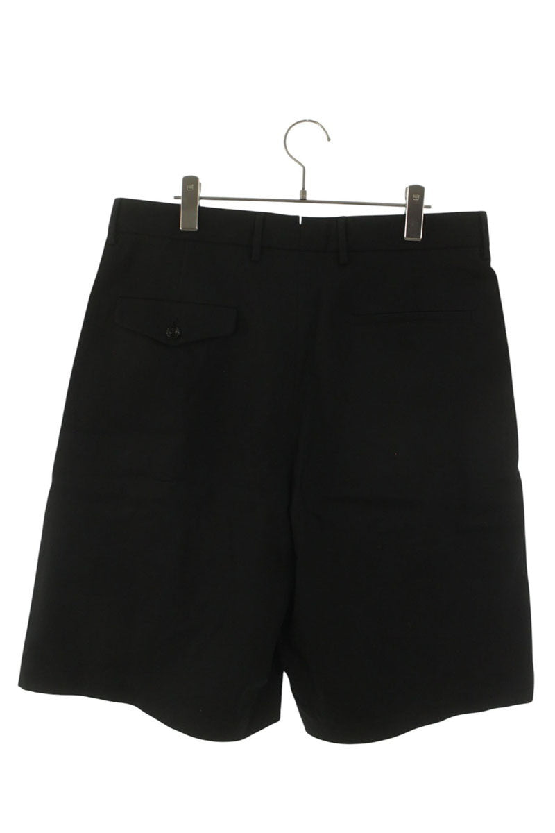 ANN DEMEULEMEESTER 26SS Black Pleated Wide Shorts Size 34