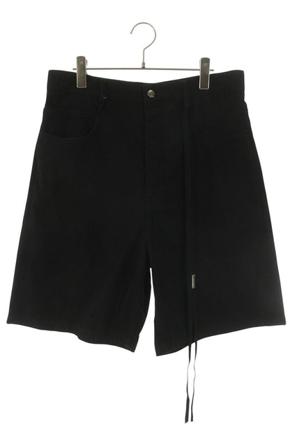 ANN DEMEULEMEESTER 26SS Black Wide Shorts Size 33