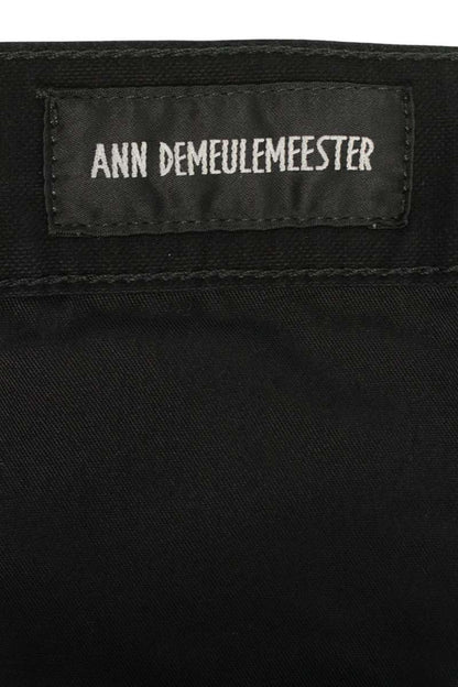 ANN DEMEULEMEESTER 26SS Black Wide Shorts Size 33