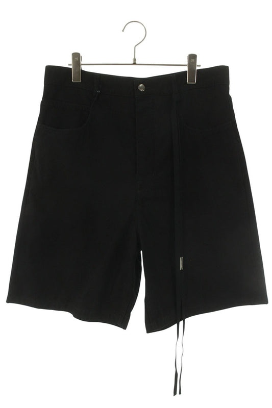 ANN DEMEULEMEESTER 26SS Black Wide Shorts Size 34