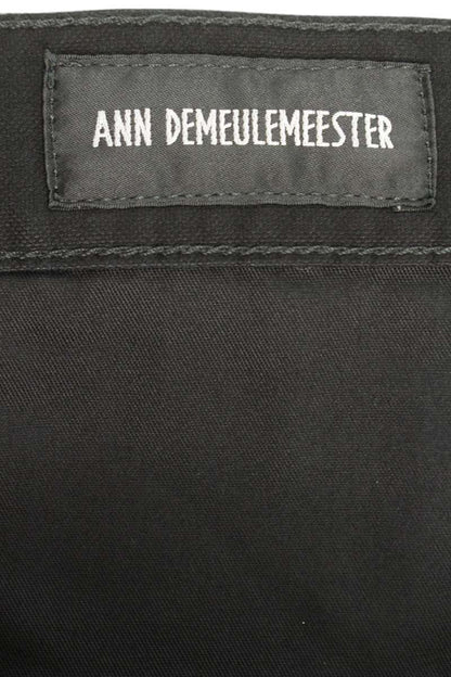 ANN DEMEULEMEESTER 26SS Black Wide Shorts Size 34