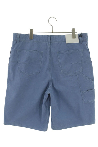 DIOR Blue Logo Embroidered Carpenter Shorts Size 36