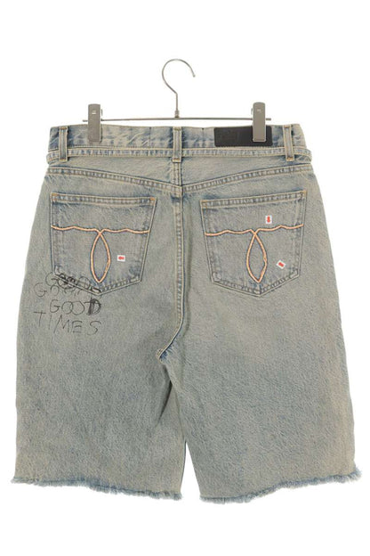 Paly Hollywood 26SS Indigo Cut-off Shorts Size 30