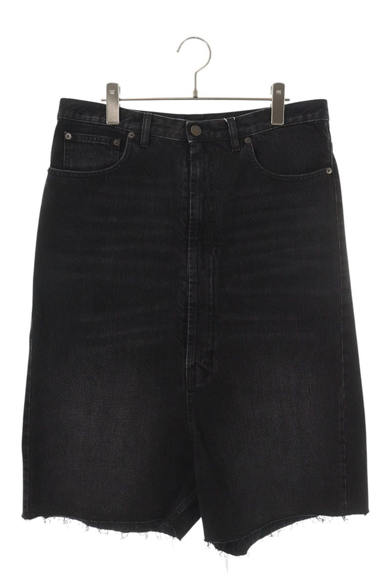 Maison Margiela 26SS Washed Drop-crotch Shorts Black Size 31