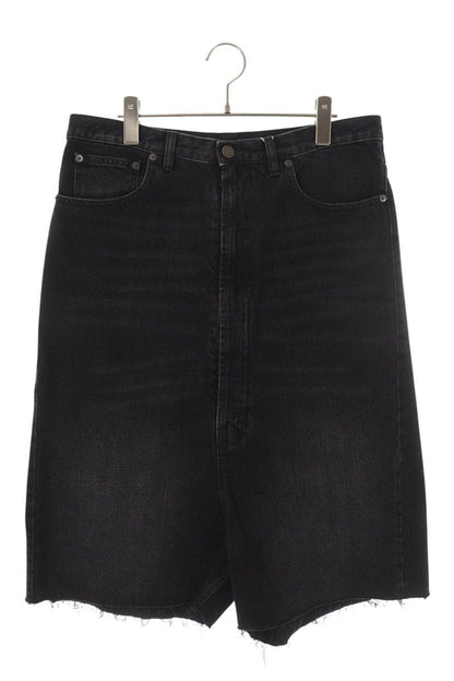 Maison Margiela 26SS Washed Drop-crotch Shorts Black Size 31