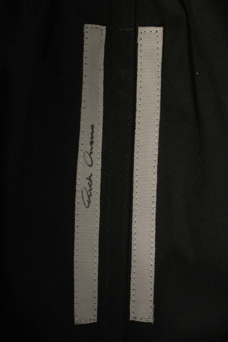 Rick Owens 26SS Boxer Shorts Black Cotton Size 34