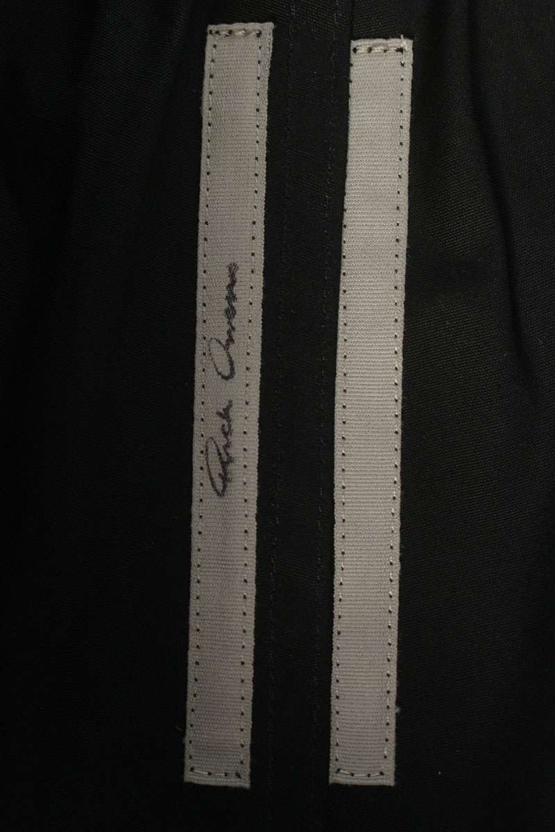 Rick Owens 26SS Boxer Shorts Black Cotton Size 36