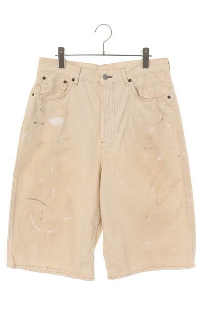 ACNE STUDIOS 26SS Beige Paint Distressed Wide Denim Size 36
