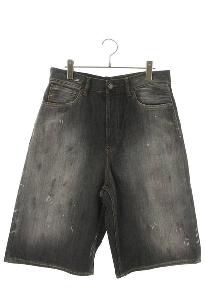 ACNE STUDIOS 26SS Black Paint Washed Wide Denim Size 34