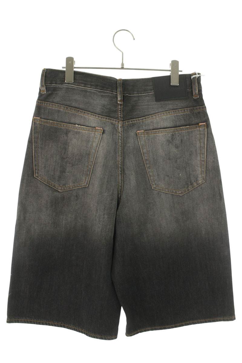 ACNE STUDIOS 26SS Black Paint Washed Wide Denim Size 34