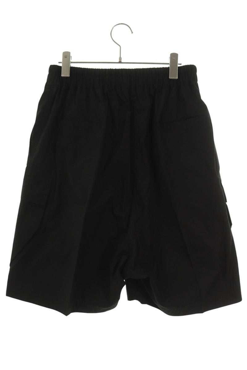 Rick Owens 26SS Bella Cargo Shorts Black Cotton Size 34