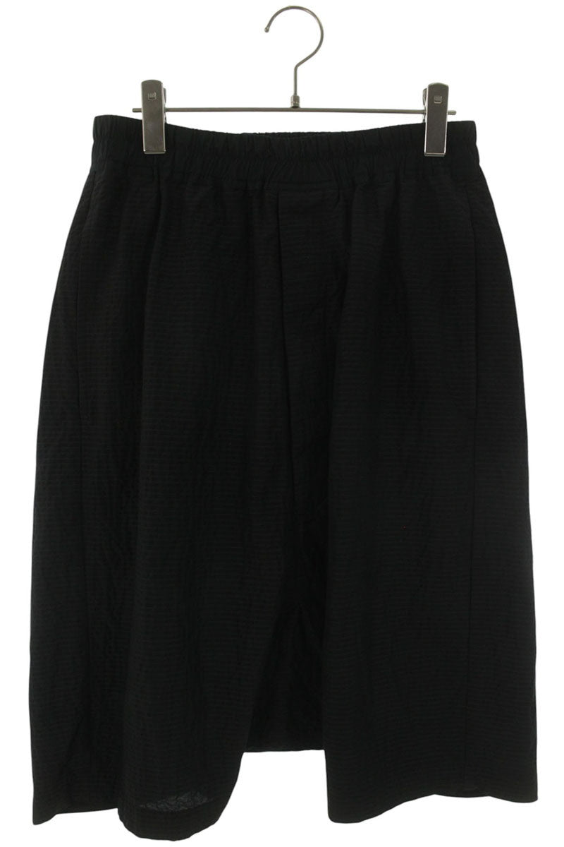 Rick Owens Seersucker Pod Shorts Black Wool Blend Size 33