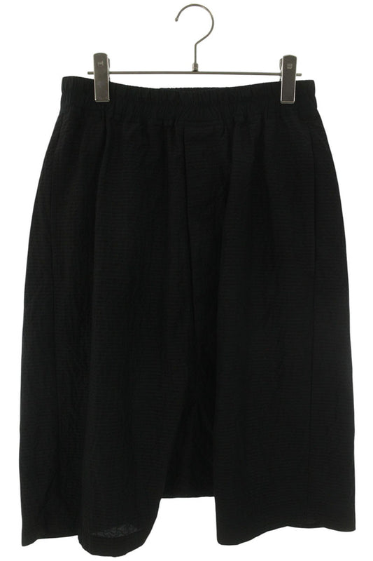 Rick Owens Seersucker Pod Shorts Black Wool Blend Size 33