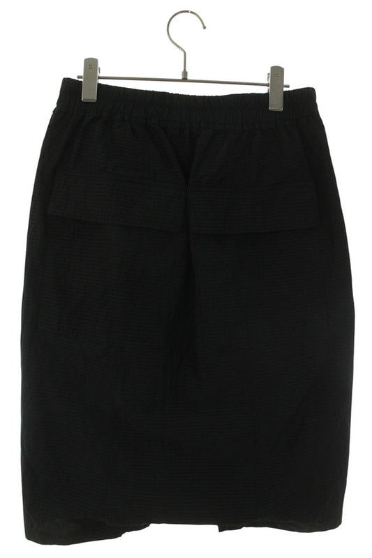 Rick Owens Seersucker Pod Shorts Black Wool Blend Size 33