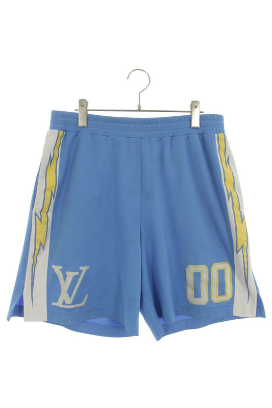 LOUISVUITTON 22SS AMEN BREAK Blue Game Shorts Size L