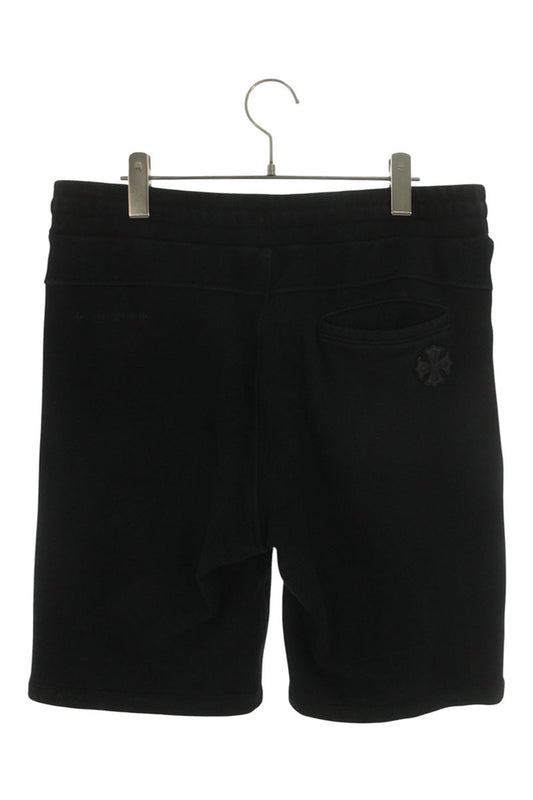 Chrome Hearts Y NOT CH Leather Patch Shorts Black Sweatshirt Size L