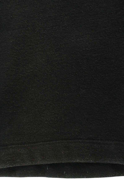 Chrome Hearts Y NOT CH Leather Patch Shorts Black Sweatshirt Size L