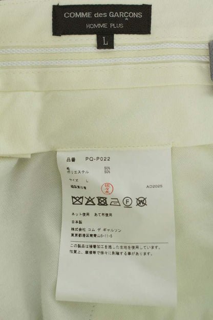 COMME des GARCONS HOMME PLUS 26SS Wool-Poly Tropical Size L