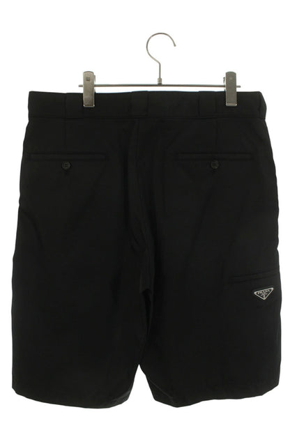 PRADA Re-Nylon Triangle Logo Shorts Black Size 34