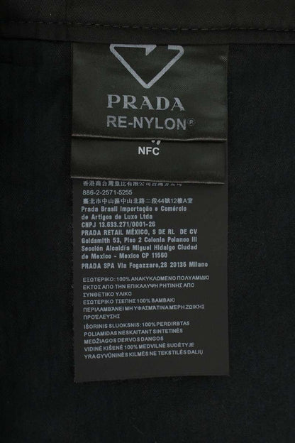 PRADA Re-Nylon Triangle Logo Shorts Black Size 34