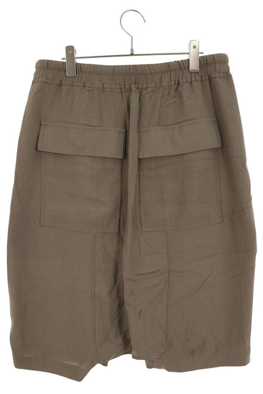Rick Owens Viscose Sarouel Shorts Beige Size 50