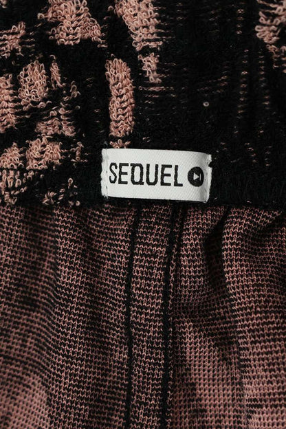 SEQUEL Black Pineapple Pile Shorts Size 30
