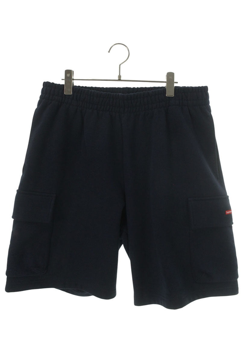 SUPREME 23SS Small Box Baggy Cargo Sweatshort Navy Size M