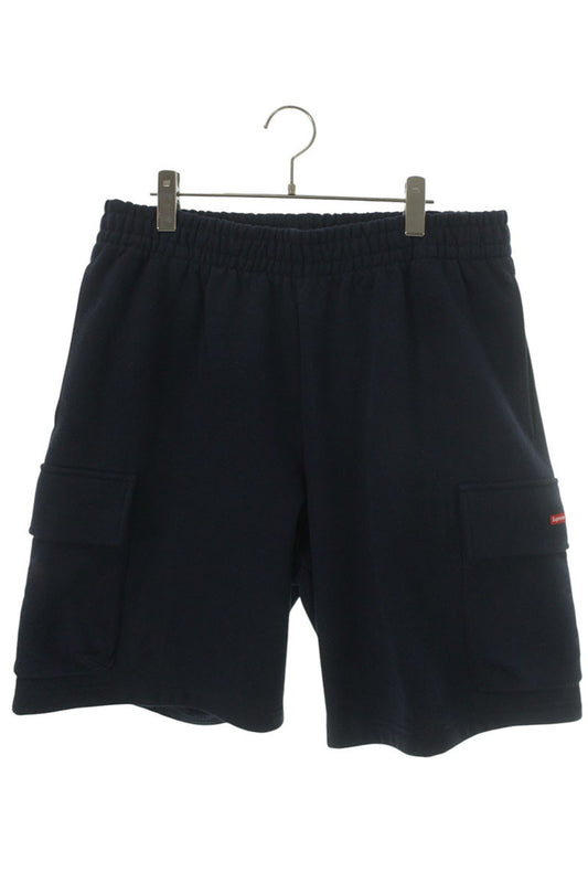 SUPREME 23SS Small Box Baggy Cargo Sweatshort Navy Size M