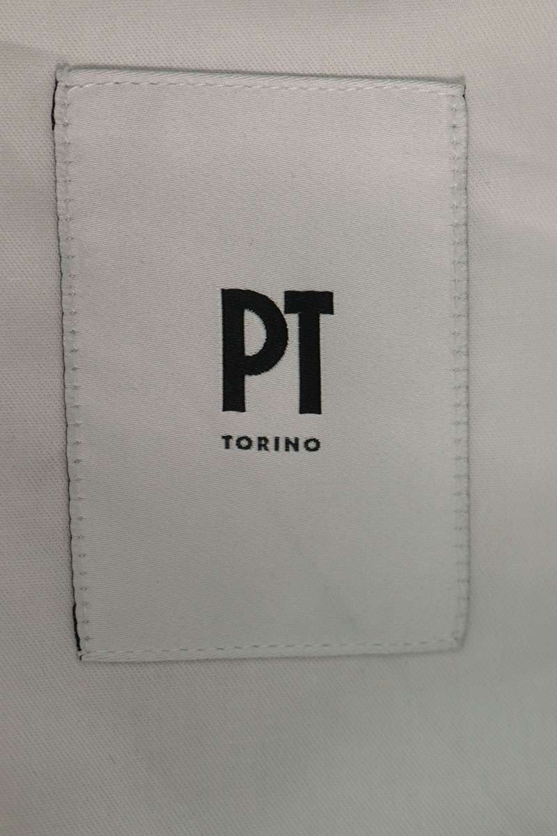 PT TORINO Cotton Flat-Front Drawstring Shorts Black Size 38