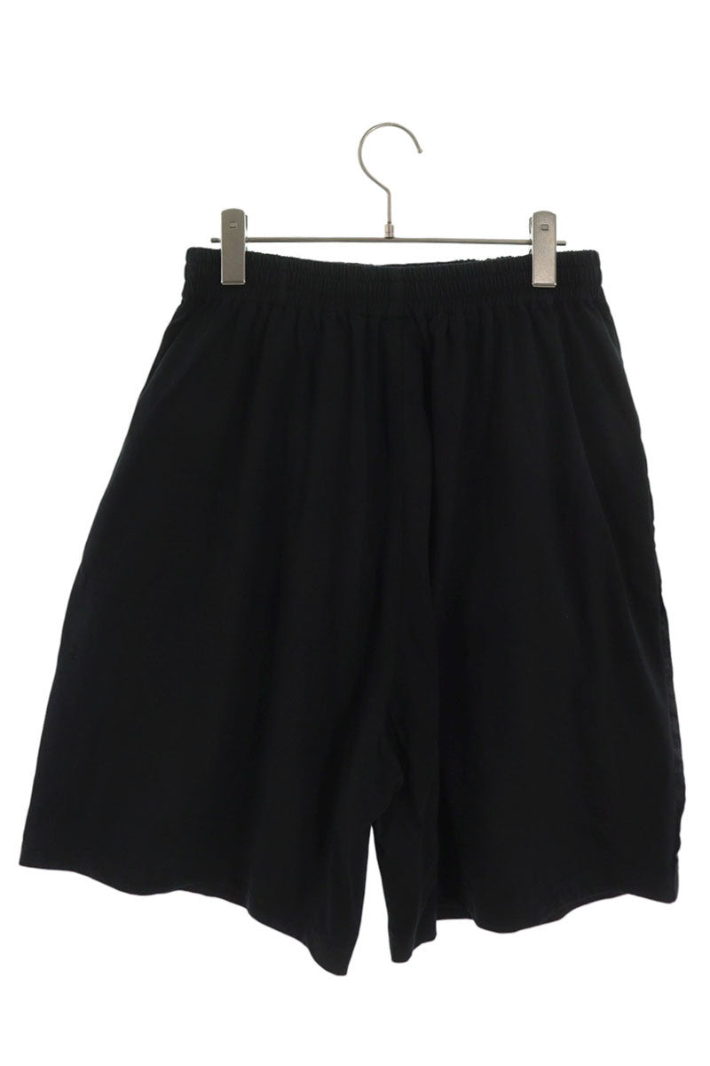BALENCIAGA Black Hybrid Pajama Button-Fly Shorts Size 28