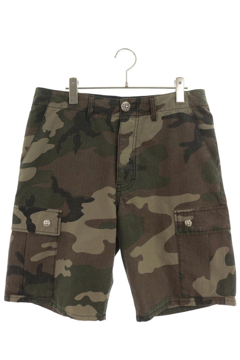 Chrome Hearts DEVIL DOG Camo Cross Shorts Multi Size 32