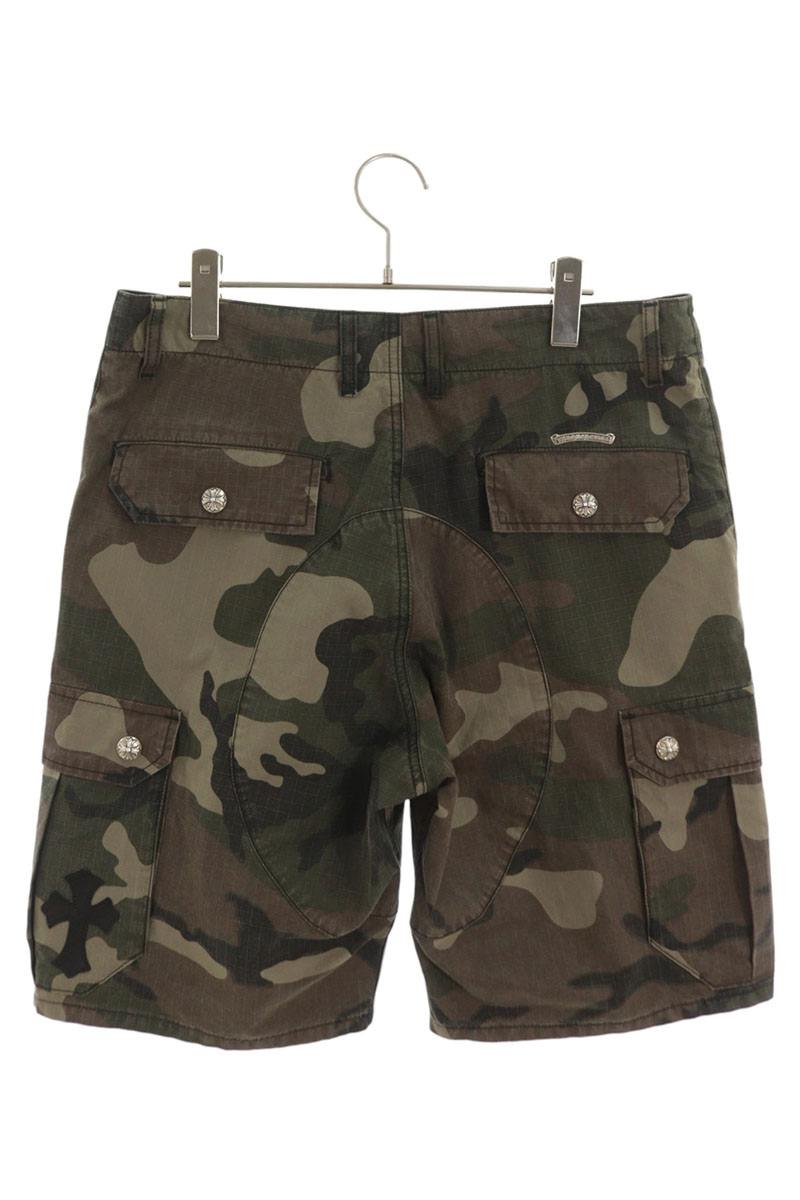 Chrome Hearts DEVIL DOG Camo Cross Shorts Multi Size 32