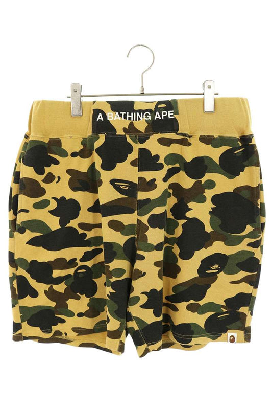 A BATHING APE 1st Camo Cotton Sweatshorts Multi Size L