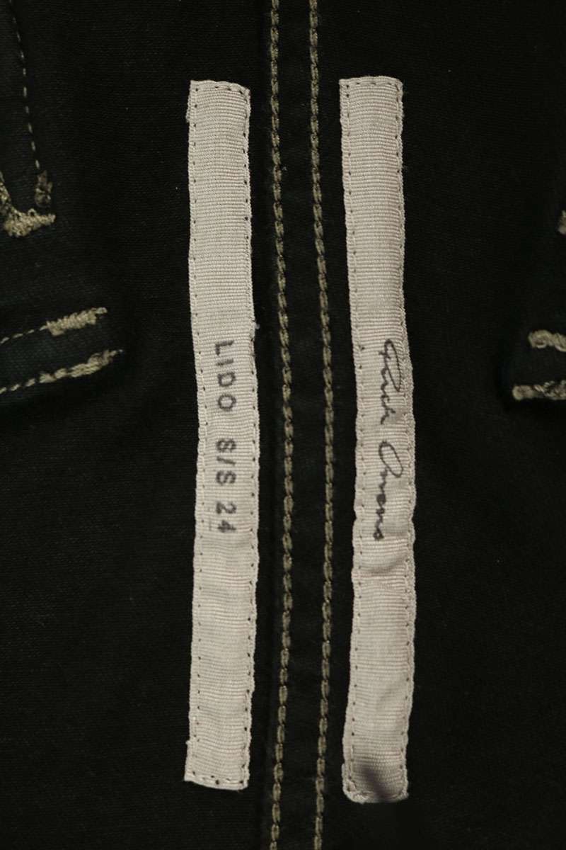 Rick Owens 24SS STEFAN CARGO SHORTS Black Size 33