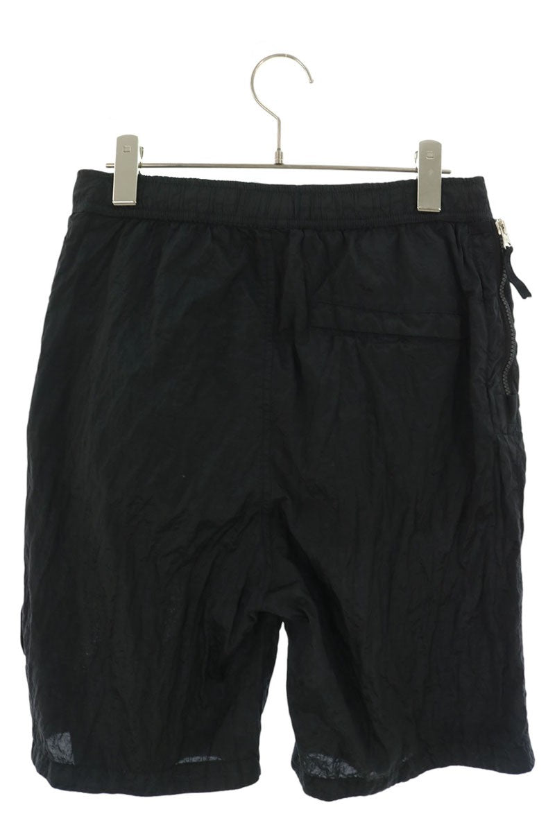 STONEISLAND Logo Patch Nylon Metal Shorts Black Size 29