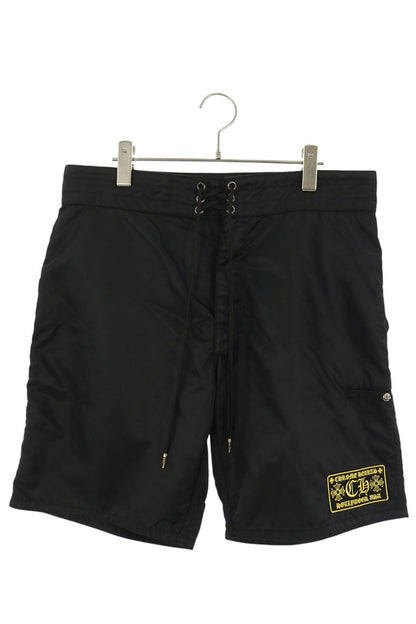 Chrome Hearts CH Patch Nylon Button-Fly Shorts Size 32