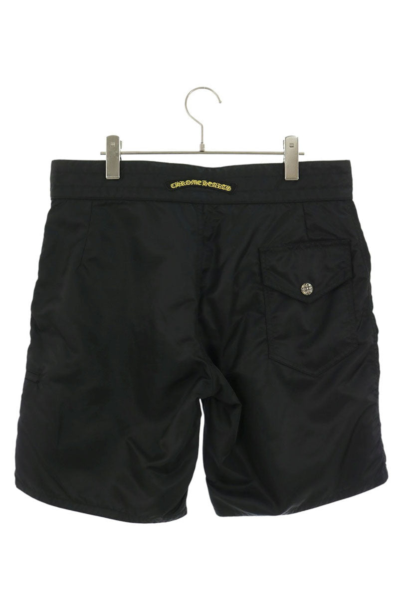 Chrome Hearts CH Patch Nylon Button-Fly Shorts Size 32