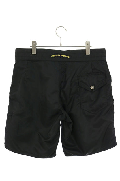 Chrome Hearts CH Patch Nylon Button-Fly Shorts Size 32