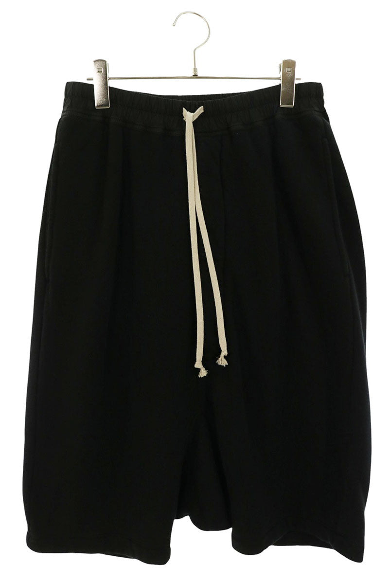 DRKSHDW Cotton Blend Drawstring Pods Shorts Black Size S