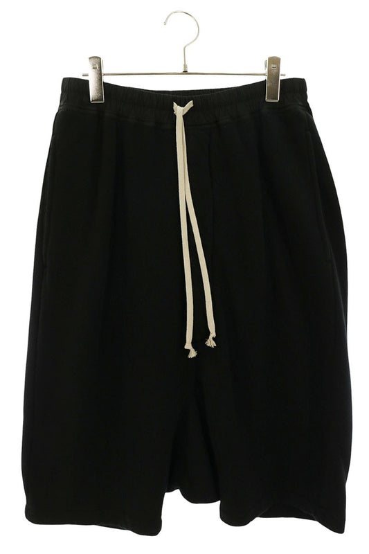 DRKSHDW Cotton Blend Drawstring Pods Shorts Black Size S