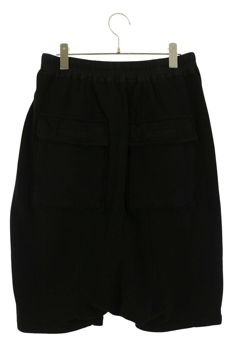 DRKSHDW Cotton Blend Drawstring Pods Shorts Black Size S