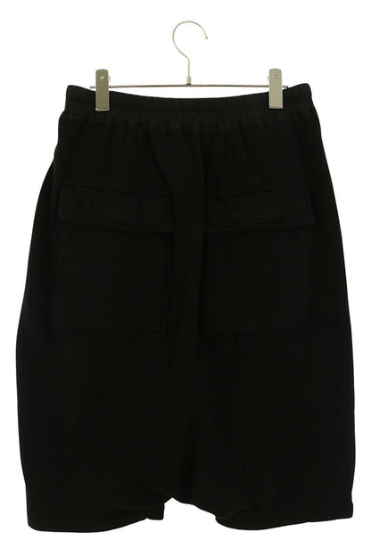 DRKSHDW Cotton Blend Drawstring Pods Shorts Black Size S