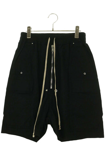 Rick Owens Cotton Blend Cargo Bela Shorts Black Size 46