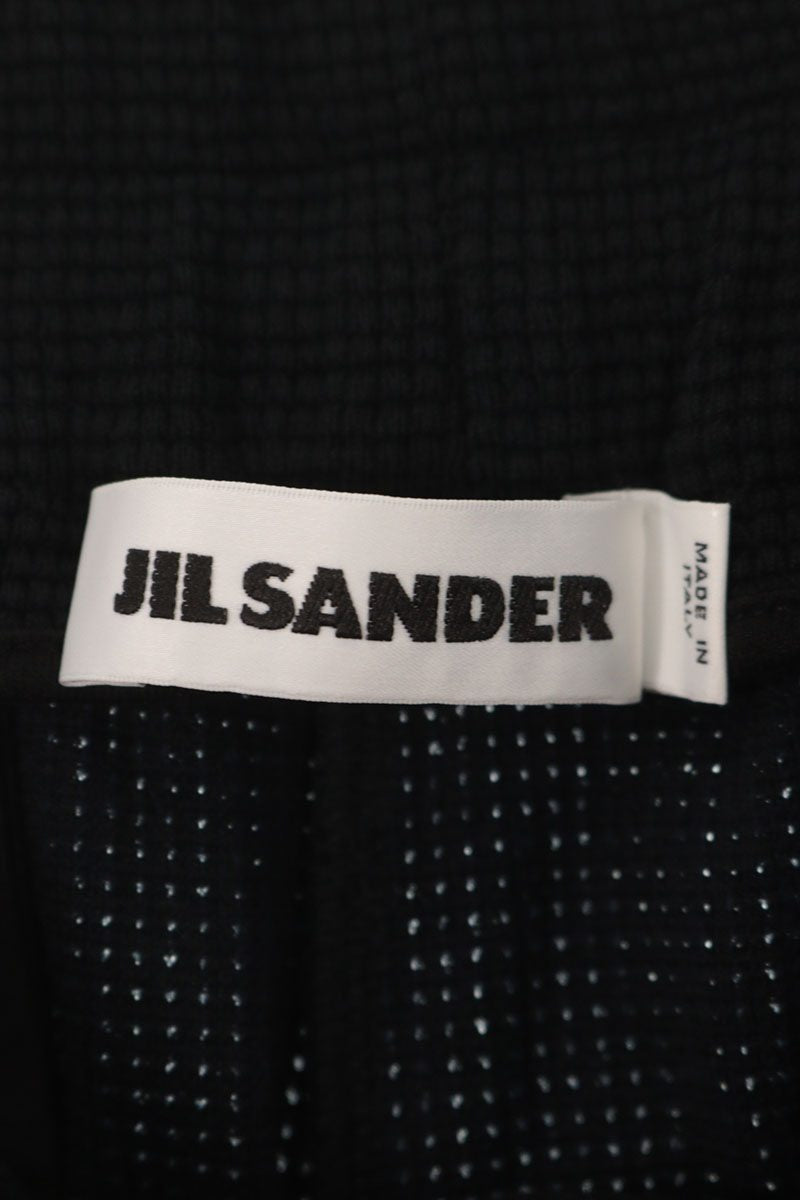 JILSANDER Waffle Knit Shorts Black Size S