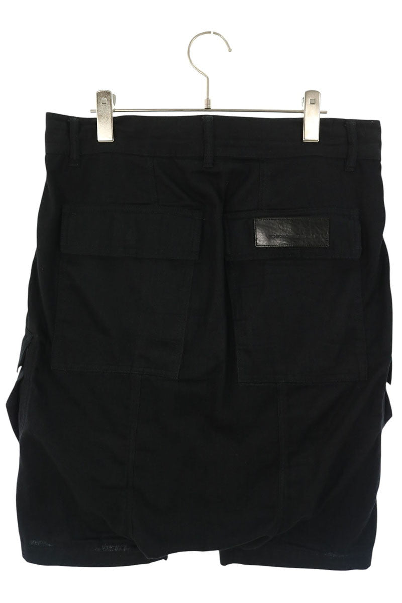 DRKSHDW Cotton Cargo Denim Shorts Black Size 30
