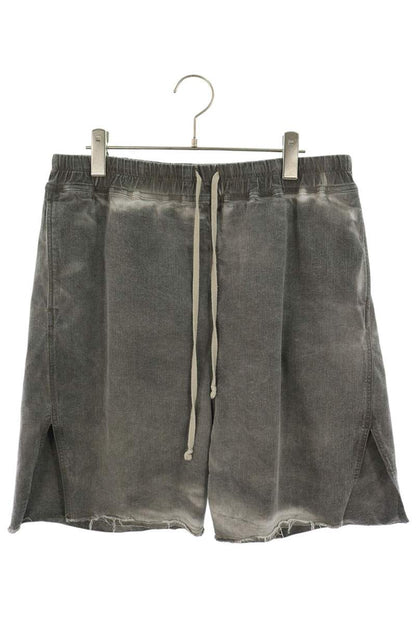 Rick Owens Cotton Blend Long Boxers Shorts Gray Size 50