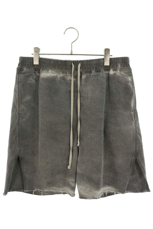 Rick Owens Cotton Blend Long Boxers Shorts Gray Size 50