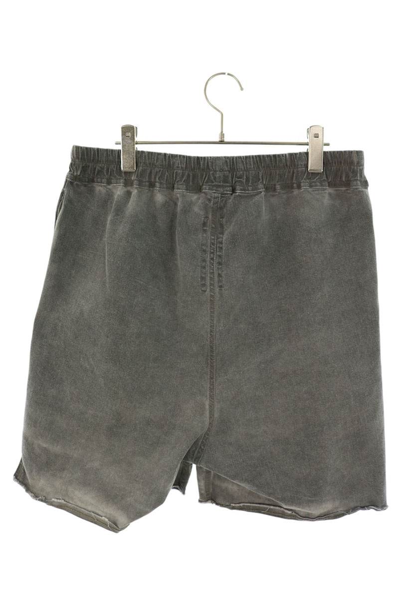 Rick Owens Cotton Blend Long Boxers Shorts Gray Size 50