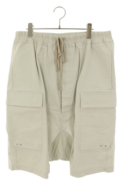 Rick Owens Cargo Pods Drawstring Sarouel Shorts Gray Size 52